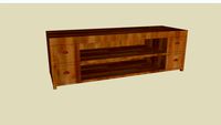 TV Meubel accesoire Teak