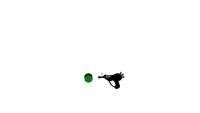 Ray gun with glob.