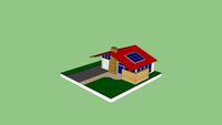 Retro Modern House (My Town 2 Getaways)