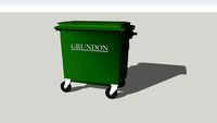 Wheelie bin - 660 litre