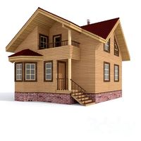 Wooden cottage