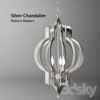 Hampton Lighting_Pattern Makers Silver Chandalier