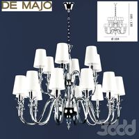 Люстра De Majo 2599 К12 + 6 SHADE