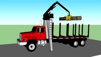 Grapple truck