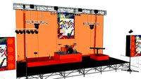 Escenario equipacion Orquestra Girasol