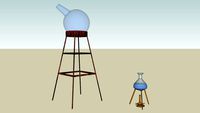 bunsen & flasks
