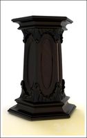 wooden Pedestal