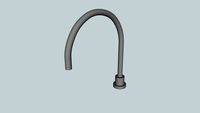 S300G - Lucia Hob Set Gooseneck - Bathroom Tapware - Abey