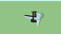 Aperture Science Unstationary Scaffold Lightrail Endcap