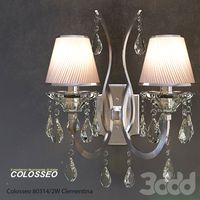 Бра хрустальная COLOSSEO 80314/2W CLEMENTINA хром
