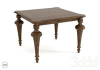 Square old milton table 8831-0007-43