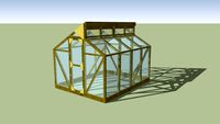 Wooden greenhouse