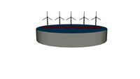 Windfarm on water