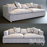 Sofa with pillows