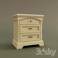 Bedside table Aurora avorio