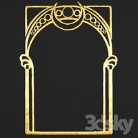 Stucco pattern. Frame.