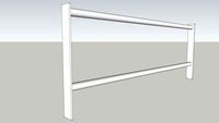 Horizontal wall mount - 4'