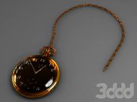 Золотые часы + Vray