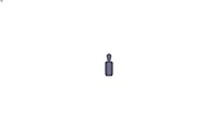 Lateral elastomer plunger threaded body without seal steel head Ø18 x 31.5 mm - 300 N