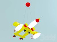 Люстра САМОЛЕТ ИСТРЕБИТЕЛЬ 2 "SpeyBaby"