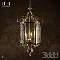 19th C. Salerno Streetlight Pendant Bronze