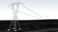 Electric power lines, Kráľová pri Senci, Slovakia