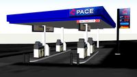Petrol station, Dursley
