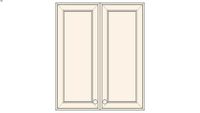 Wall Double Door 36Hx15D