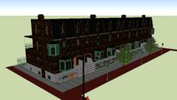Brownstone Rowhouses block