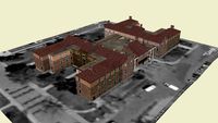 Model of Libby Hall - University of Colorado, Boulder