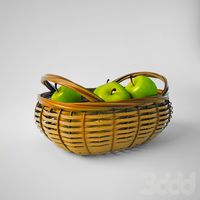 Корзинка с яблоками
