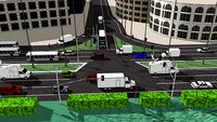 California Median Intersection 2
