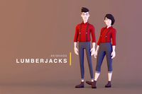 Lumberjacks | Lowpoly Characters
