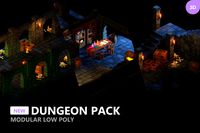 New Dungeon Pack Modular Low Poly