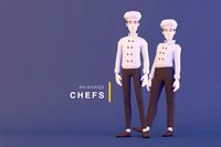 Chefs | Lowpoly Characters