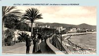 SANREMO 1887 . LA PROMENADE