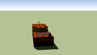 woon/vaar boot met kraan