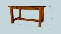 Farmhouse Table 30x60