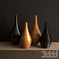 Adriani&amp;Rossi Vase Wood