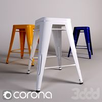 Tolix H Stool