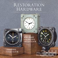 RH CLOCK DECORATION SET OF 3