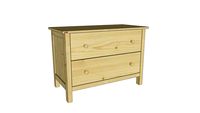 Natur chest of drawers - 2 big drawers, Gazel