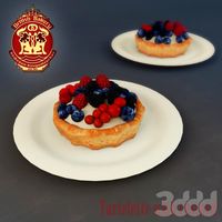 Тарталетка со свежими ягодами