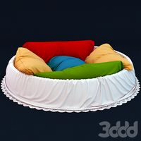 pillows bed