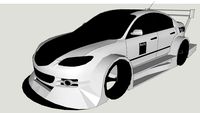 Mazda Axela DTM Car (unbranded)