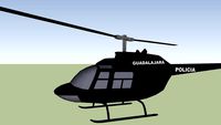 HELICOPTERO DE LA POLICIA METROPOLITANA DE GUADALAJARA