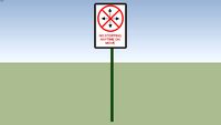 No Stopping sign
