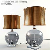 Marcel Clear Glass Table Lamp
