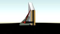 Model gebouw Twiske