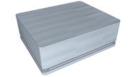 Stompbox enclosure 120 x 100 x 36mm